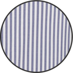 White with Blue Stripes