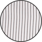 White with dark grey stripes